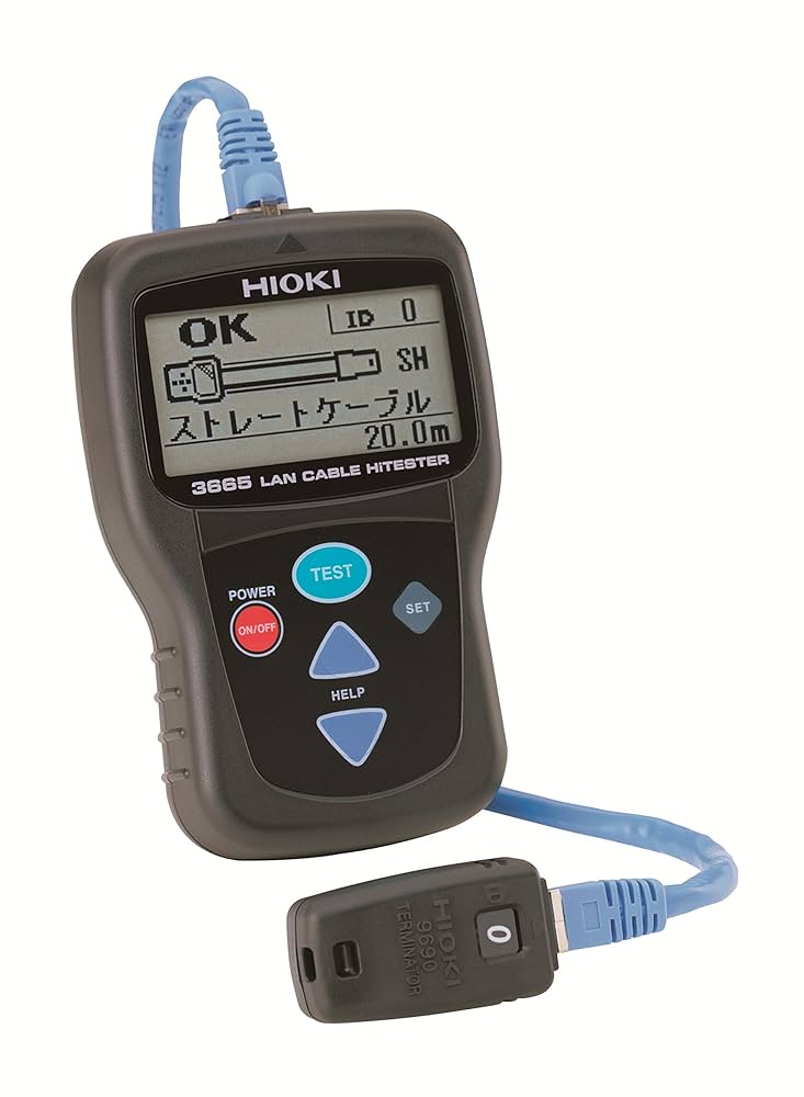 PCケーブル・コネクタ HIOKI 3665 LAN CABLE HITESTER Amazon | HIOKI (日置電機) LANケーブルハイテスタ 3665